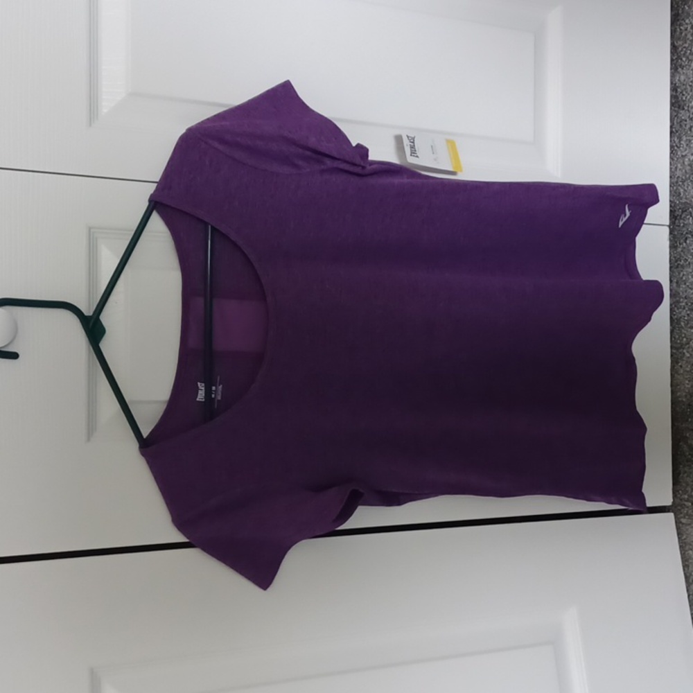 3 New Women's Everlast Wicking T Shirts Purple, Blue, and Gray Size Medium Missy - Picture 6 of 13